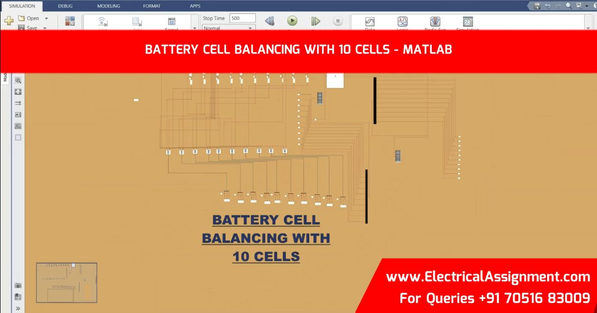 Battery Management System Cell Balancing with SOC Estimation MATLAB Simulink screenshot 4